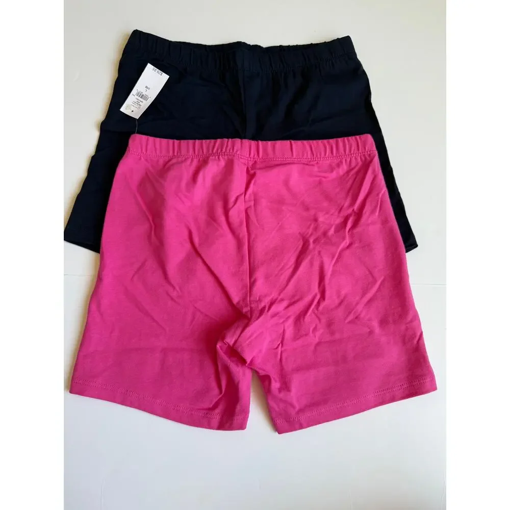 NEW Gap Kids Cartwheel Shorts Pink Navy Black Girls Large 10